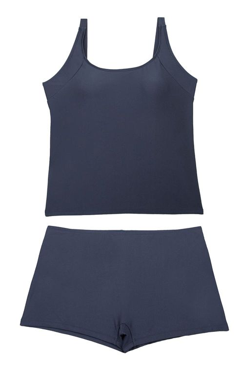 Vestido de baño estilo tankini de dos piezas