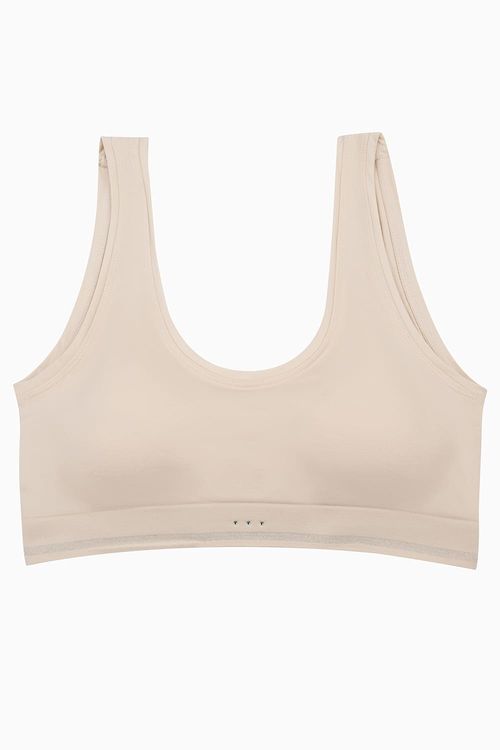 Top con tirantes anchos y tecnologia seamless