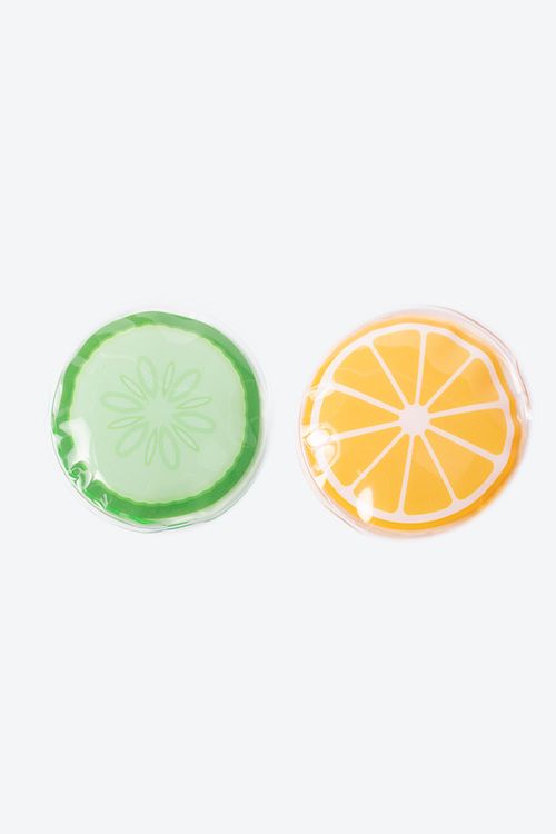 Set de gel para ojos con diseño de frutas x2 unidades