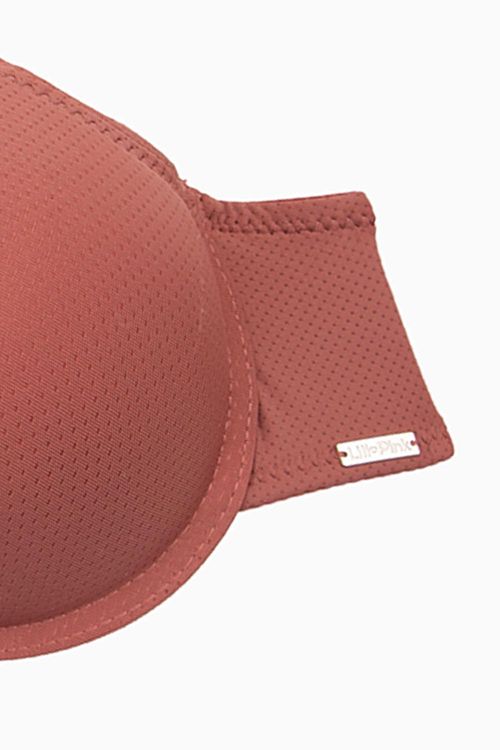 Brasier media copa con realce natural paquete x2 en microfibra