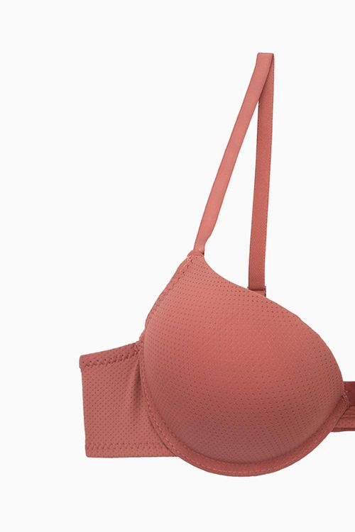 Brasier media copa con realce natural paquete x2 en microfibra