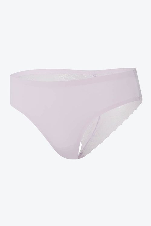 Panty tipo brasilera en microfibra y encaje paquete x3