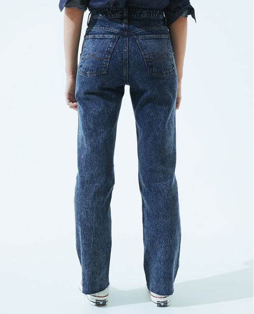 Jean Straight cinco bolsillos para mujer