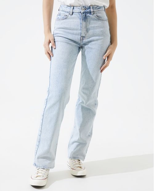 Jean cinco bolsillos claro para mujer
