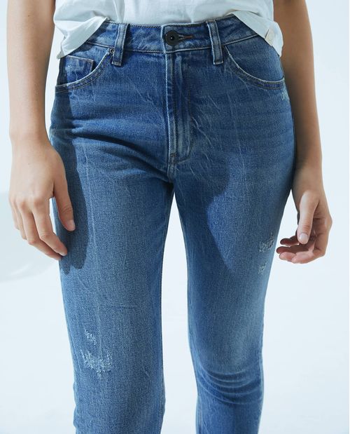 Jean Boyfriend con realces para mujer