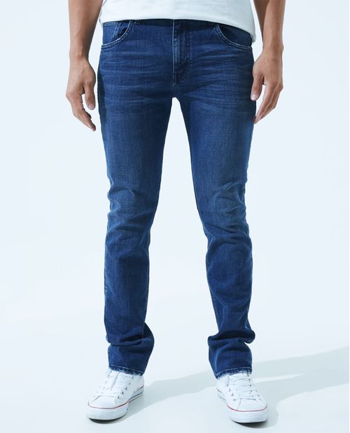Jean clásico cinco bolsillos para hombre