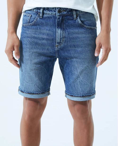 Bermuda tono medio para hombre