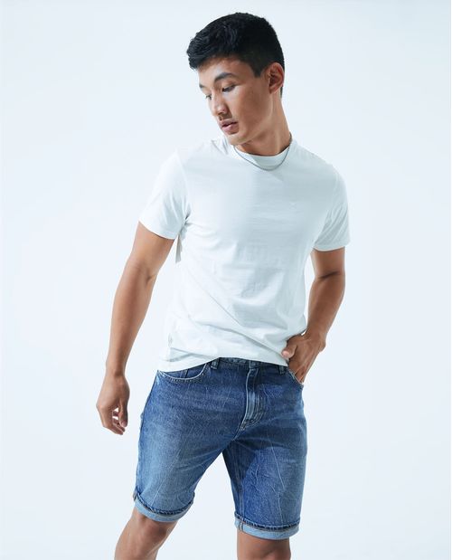 Bermuda tono medio para hombre