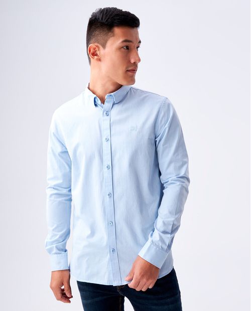 Camisa manga larga para hombre