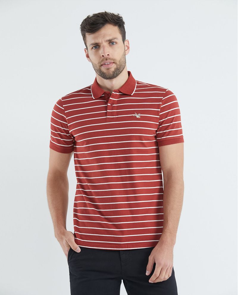 Polo con rayas horizontales sale