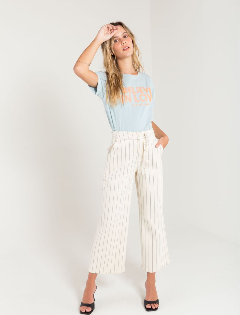 Pantalon palazzo online tobillero