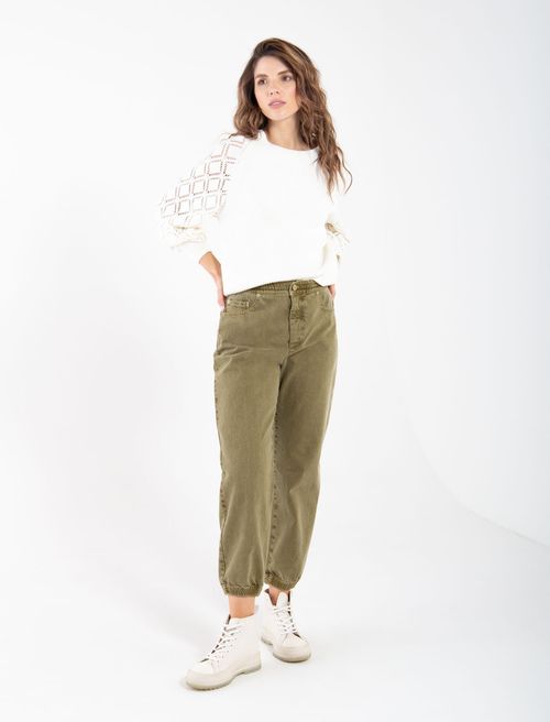 Pantalón baggy de tiro súper alto