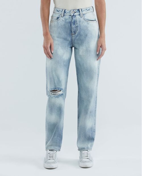 Jean de Mujer Super High Rise, High Cosmo, Boot Cut - Azul Claro