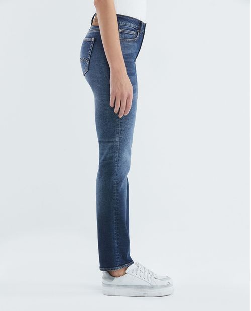 Jean de Mujer High Rise, Cosmo, Boot Cut- Azul Oscuro Vintage