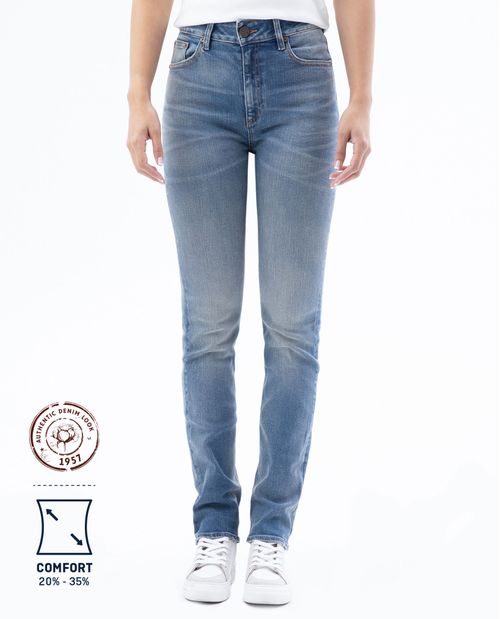 Jean de Mujer High Rise, Cosmo, Boot Cut - Azul Medio Heritage