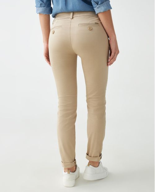 Pantalón para mujer estilo chino Skinnny