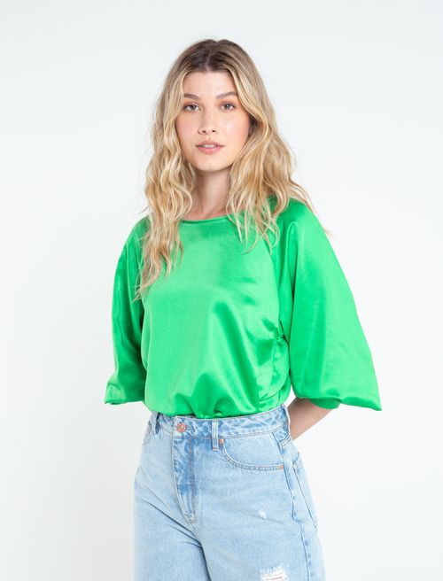 Camisa manga larga con tira ajustable