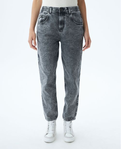 Jean de Mujer Ballon Leg, Boot Cut - Gris Medio