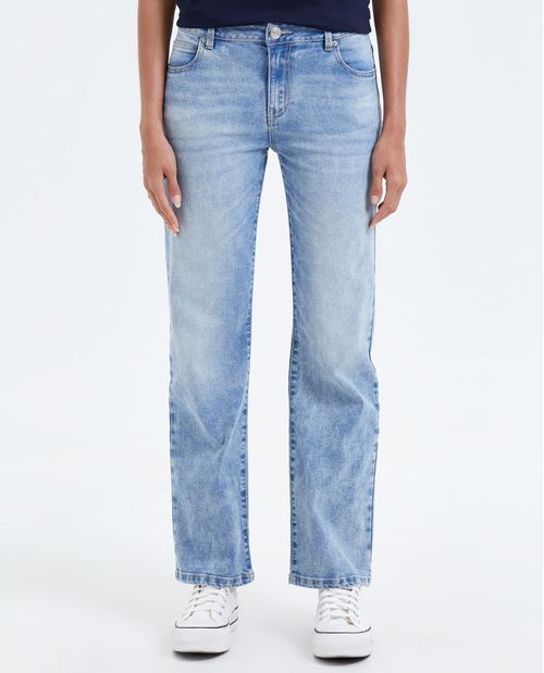 Jean Straight claro para mujer