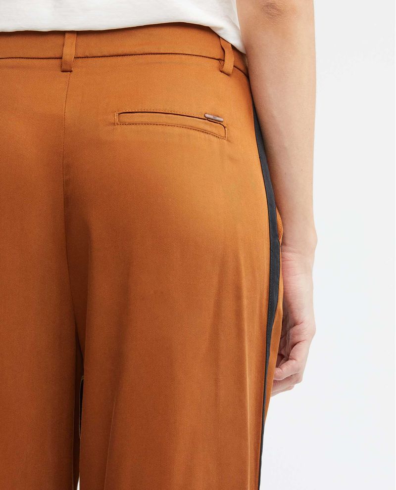 Pantalón Clásico, con correa bota amplia, Pantalones de Mujer, Sienna