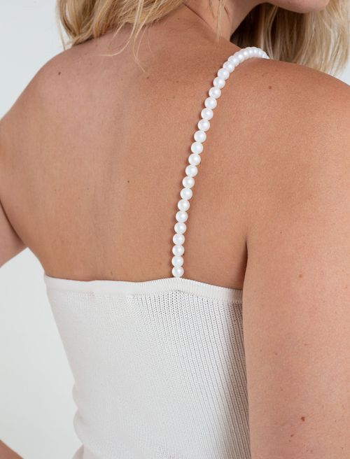 Camisa tejida con aplique de bolas