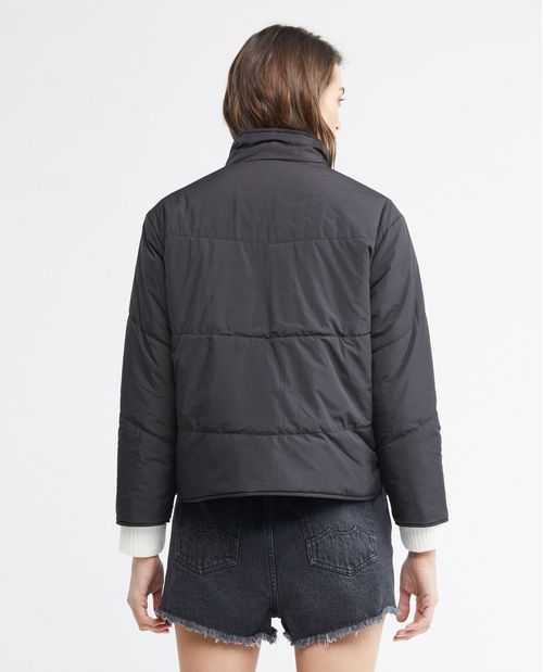 Chaqueta de Mujer, Acolchada - Doble Faz Azul