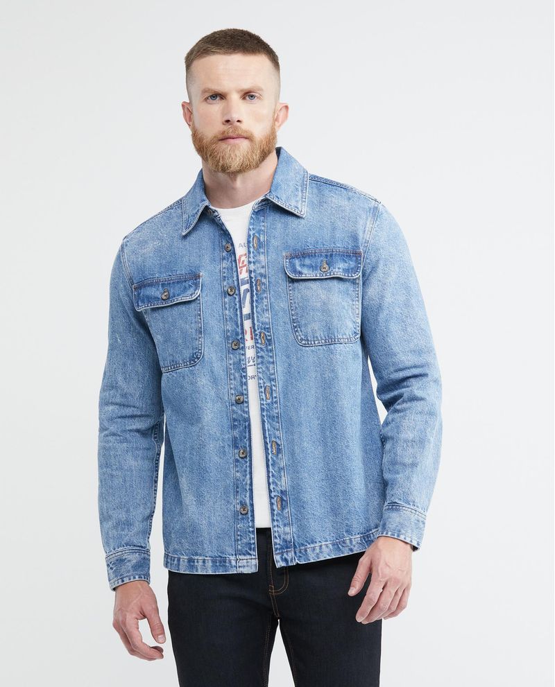 Camisa discount tipo jean