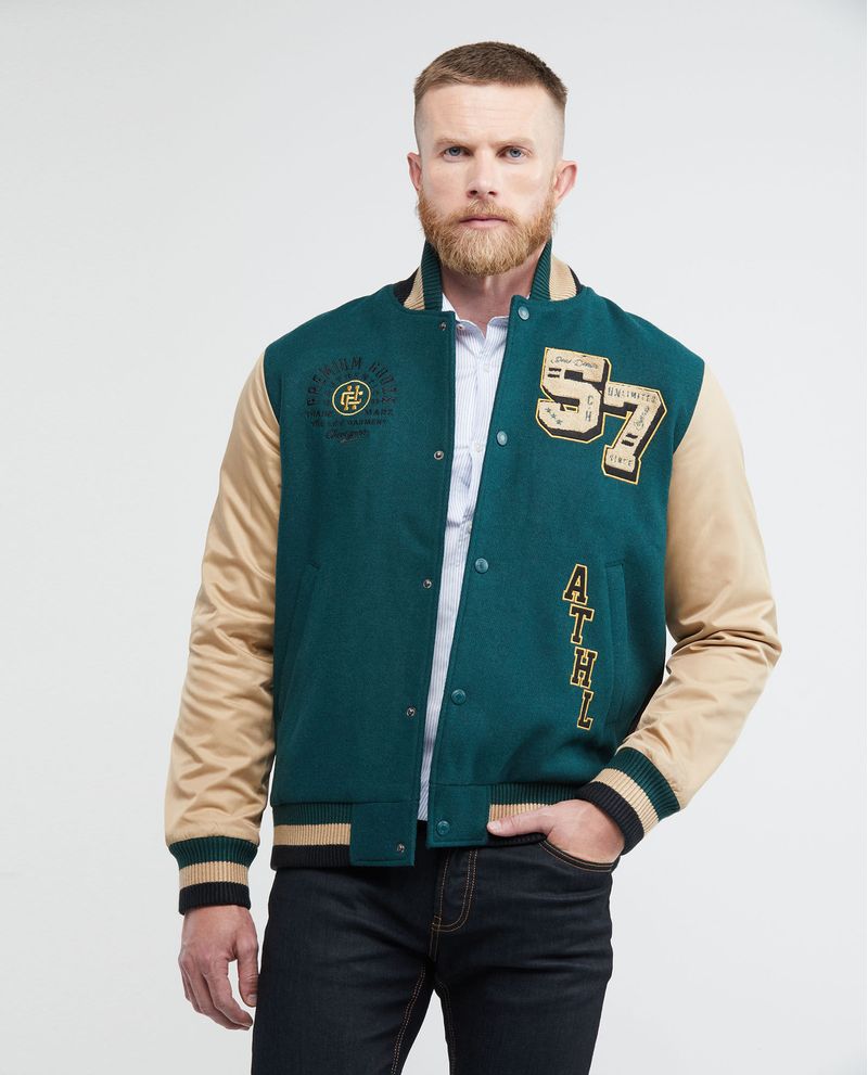 Bomber acolchada con parches - Chaquetas