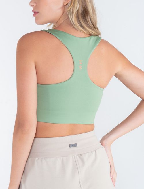 Top deportivo Safe cuello redondo para mujer