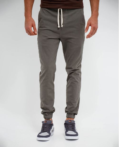 Pantalón con bota enresortada para hombre