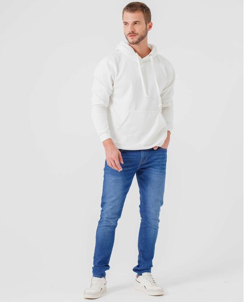 Jean Super Slim azul oscuro para hombre