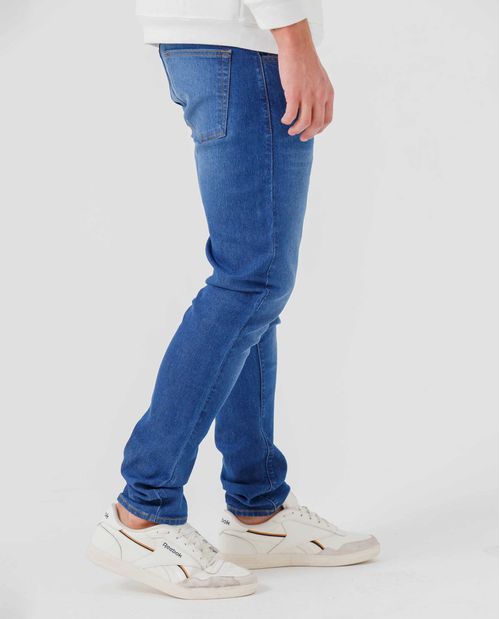 Jean Super Slim azul oscuro para hombre