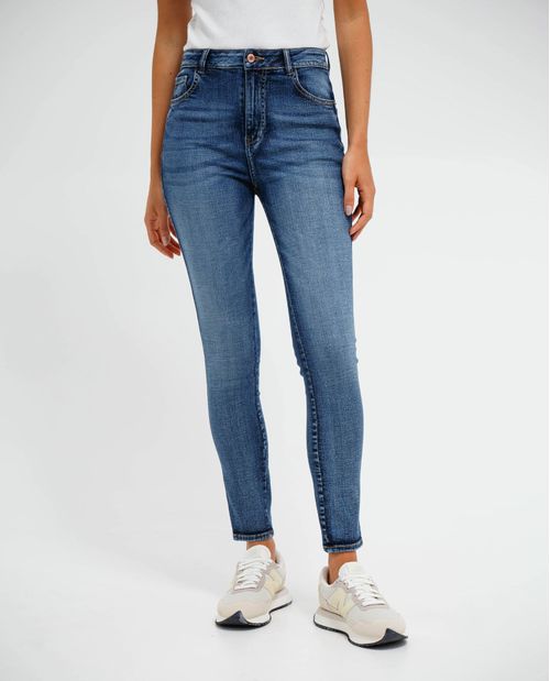 Jean Jegging efecto vintage para mujer