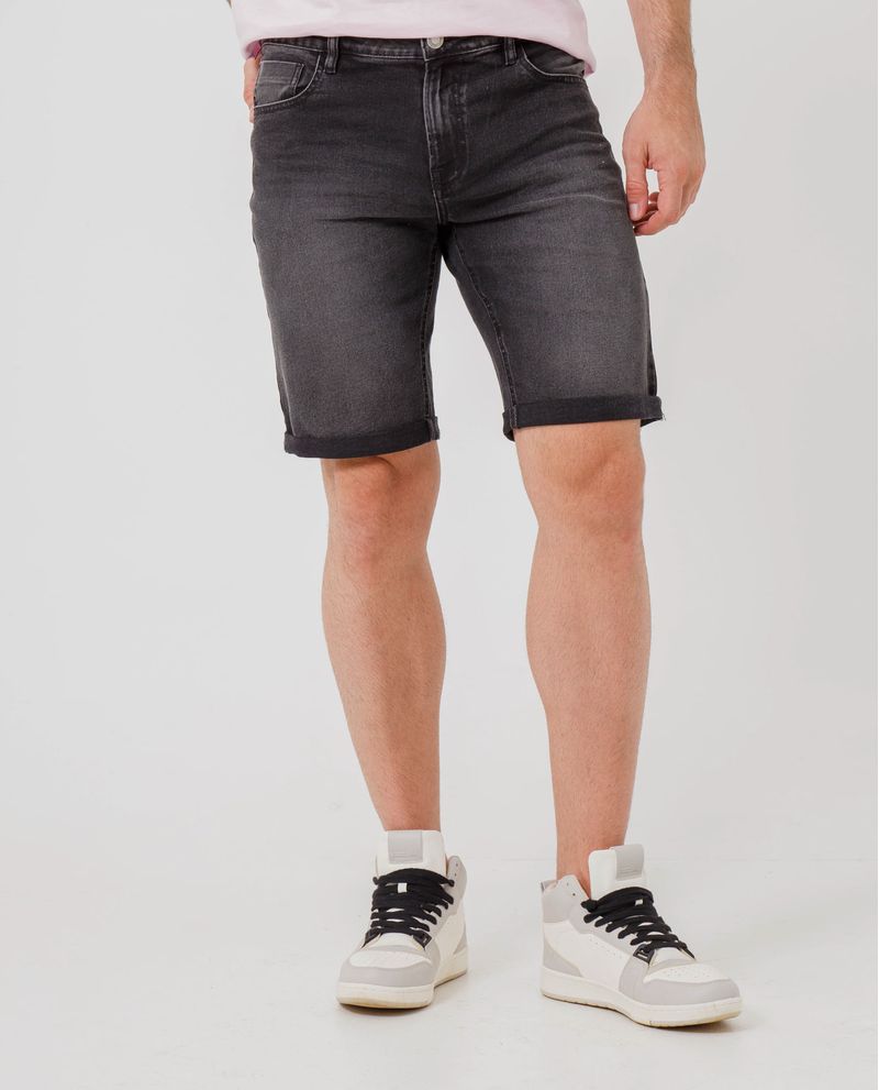 Bermudas negras para online hombre