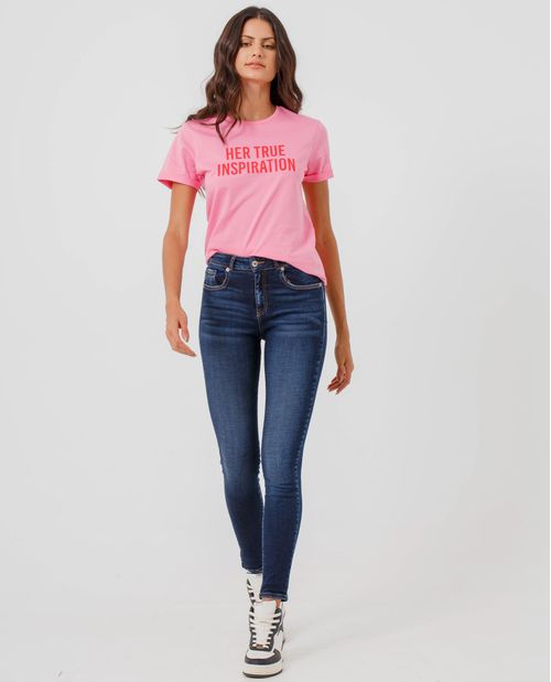 Jean Jegging azul oscuro para mujer