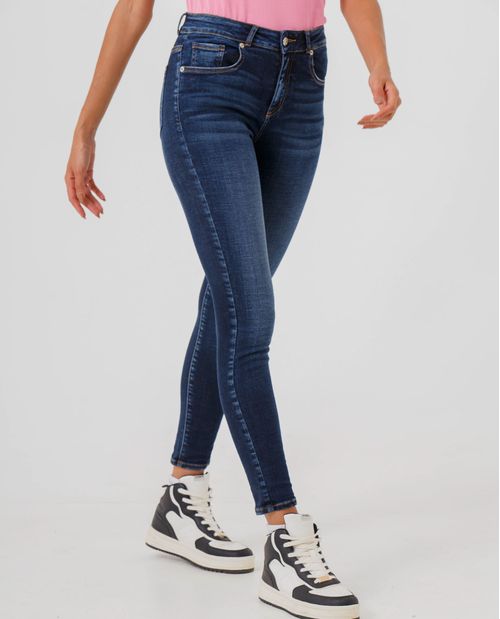 Jean Jegging azul oscuro para mujer