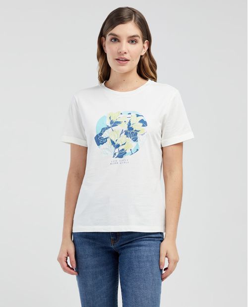 Camiseta estampada para mujer