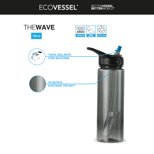 Termo Ecovessel Wave  710 ml