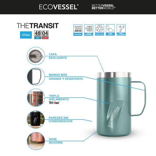 Vaso Térmico Ecovessel Transit 473Ml
