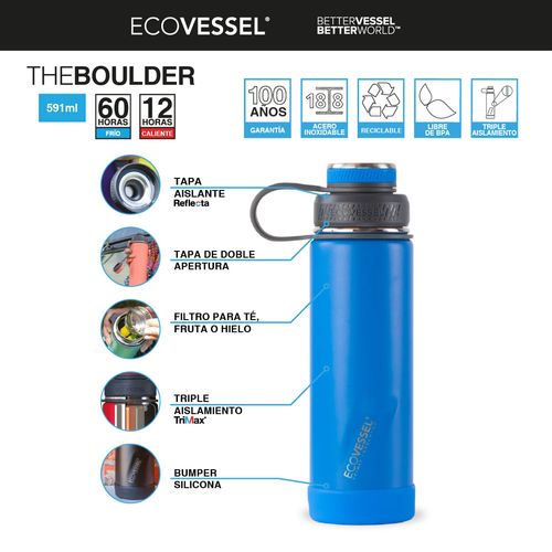 Termo Ecovessel Boulder Acero Inox 20oz