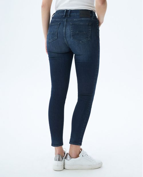 Jean de Mujer High Rise, Cosmo, Bota Skinny - Azul Ultra Oscuro