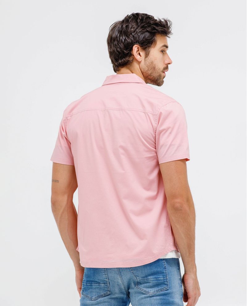 Camisa Tipo Polo De Hombre Con Bolsillo De Parche