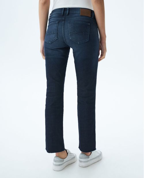 Jean de Mujer Low Rise, Rusty, Boot Cut - Azul Medio