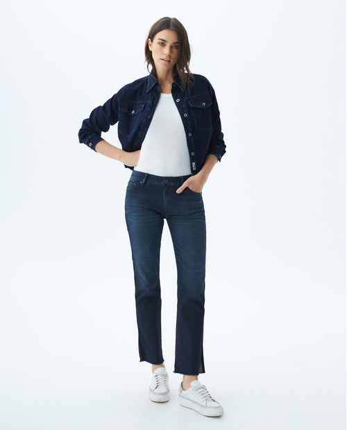 Jean de Mujer Low Rise, Rusty, Boot Cut - Azul Medio