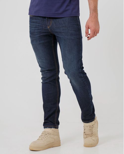 Jean Slim oscuro para hombre