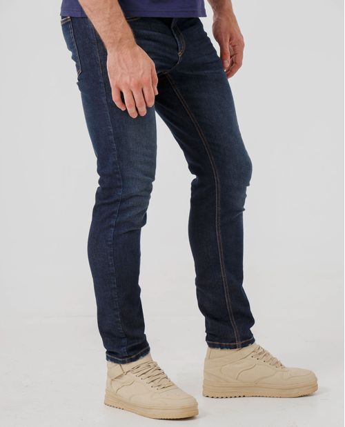 Jean Slim oscuro para hombre