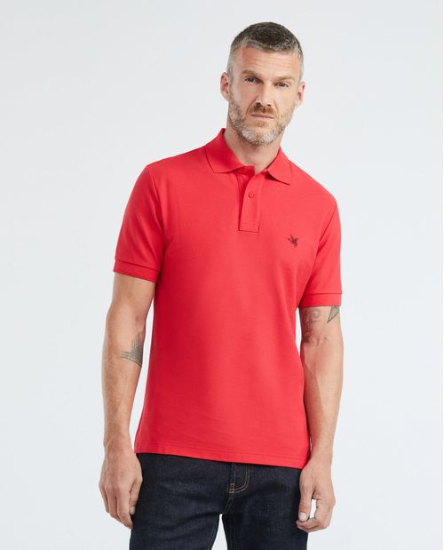 Camiseta de Hombre Tipo Polo, Classic Fit Manga Corta - Piqué 100% Algodón
