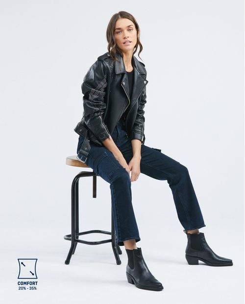 Jean de Mujer High Rise, Cosmo, Boot Cut - Azul Ultra Oscuro
