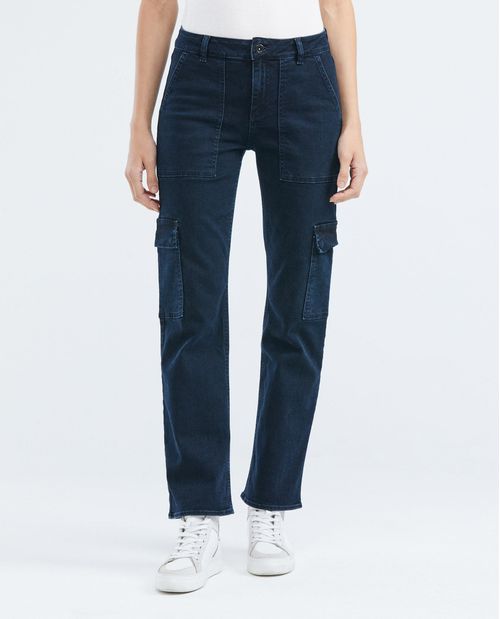 Jean de Mujer High Rise, Cosmo, Boot Cut - Azul Ultra Oscuro