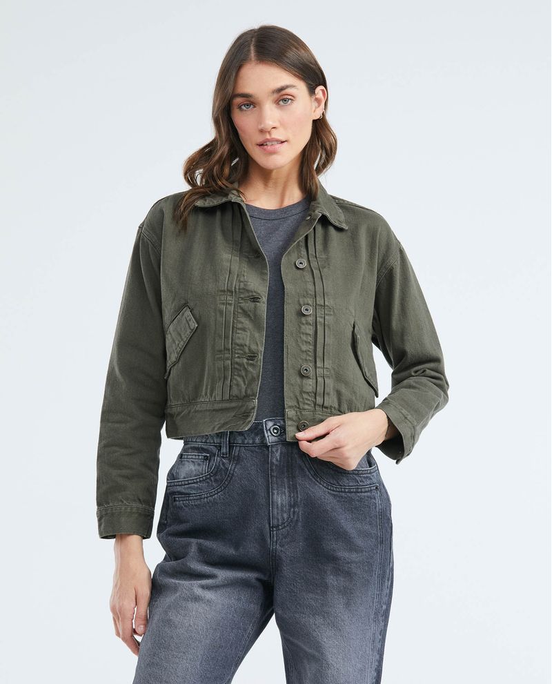 chaqueta mujer estilo militar con botones – Compra chaqueta mujer